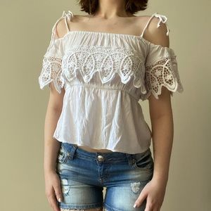RALPH LAUREN OFF THE SHOULDER BARDOT TOP
